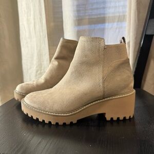 Women’s Taci Ankle Boots Light Taupe Size 7 Universal Thread